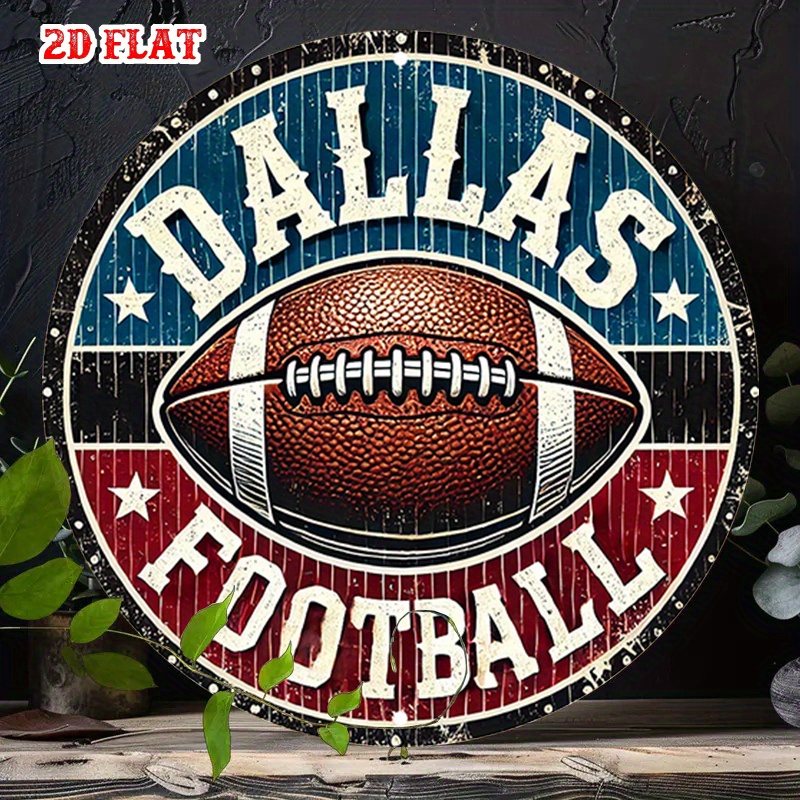 Home Decor Dallas - 2D 평면, 1개 달라스 풋볼 원형