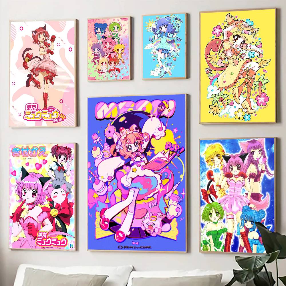Home Decor Tokyo - 애니메이션 도쿄 뮤뮤 포스터 거실 바