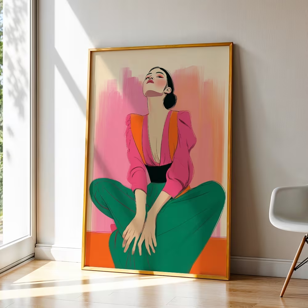 Home Decor Reviews - 현대, 복고풍 다원주의 페미니즘 벽 예술