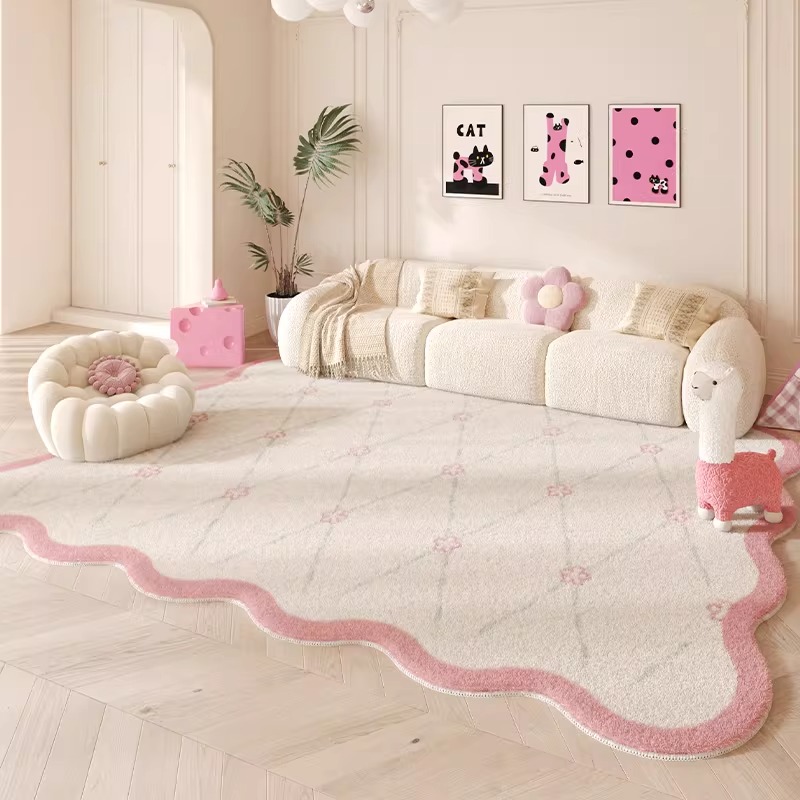 Home Decor Dopamine - 거실용 카펫 부드럽고 푹신한 바닥 매트