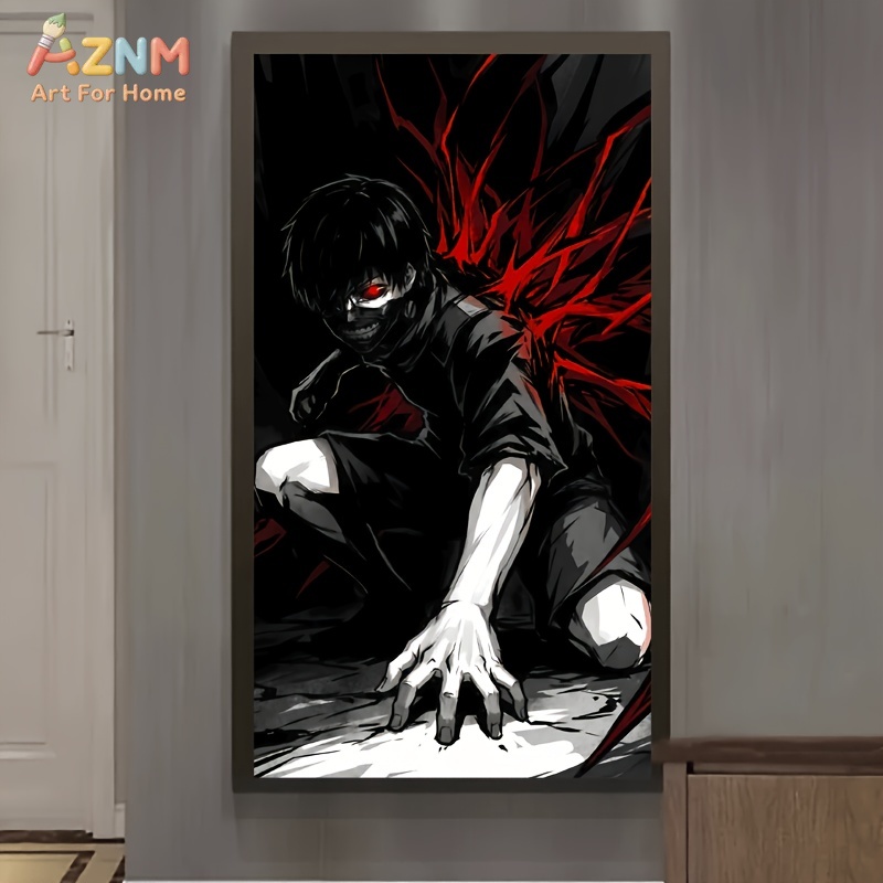 Home Decor Tokyo - AZNM Tokyo Ghoul Kaneki Ken 블랙