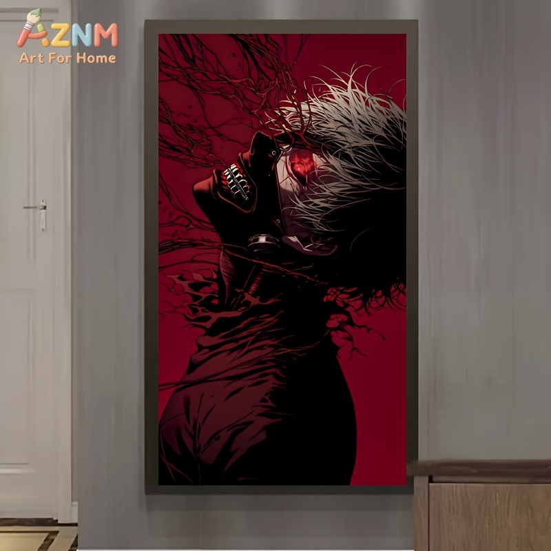 Home Decor Tokyo - AZNM Tokyo Ghoul Kaneki Ken 레드