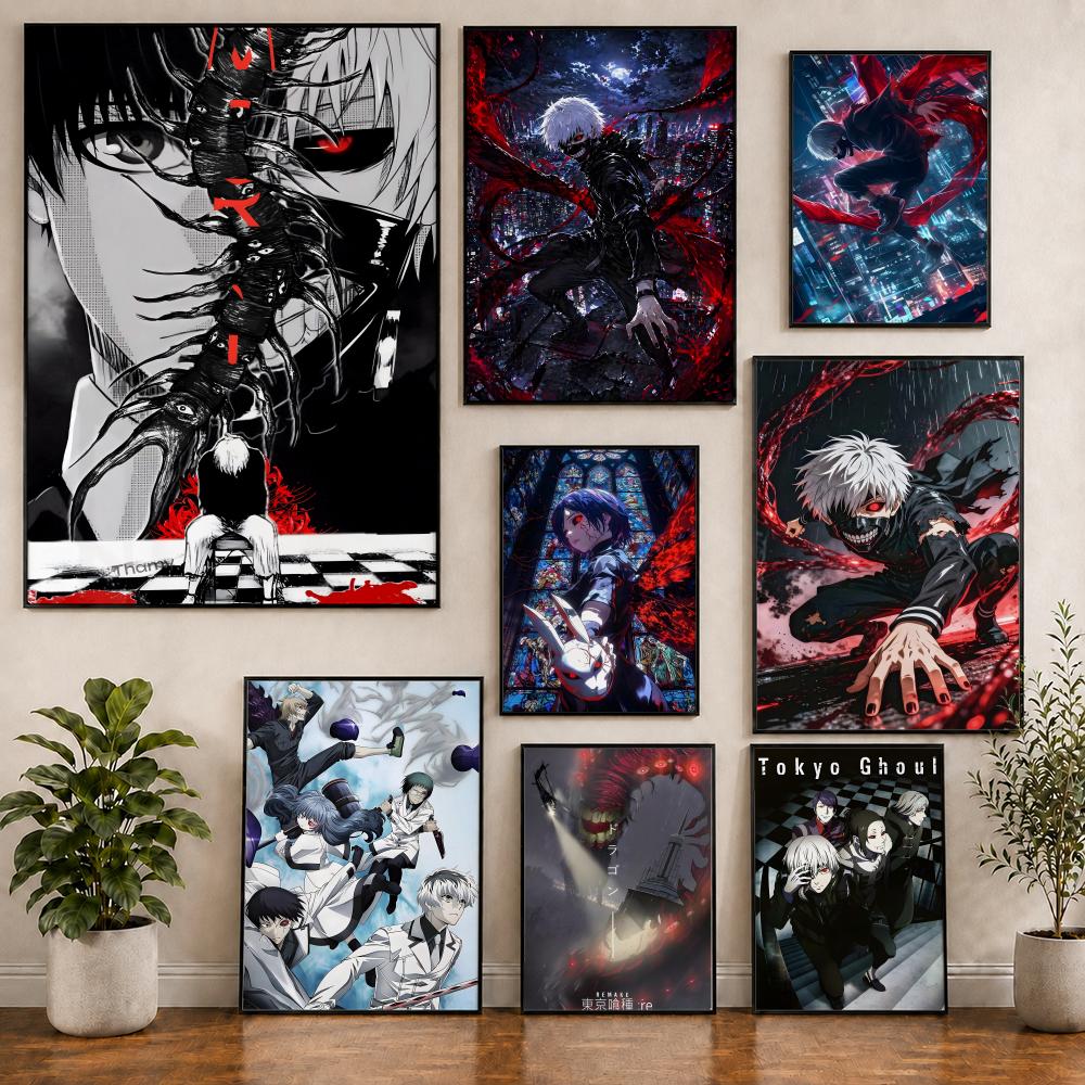 Home Decor Tokyo - 애니메이션 도쿄 구울 켄 가네키 포스터