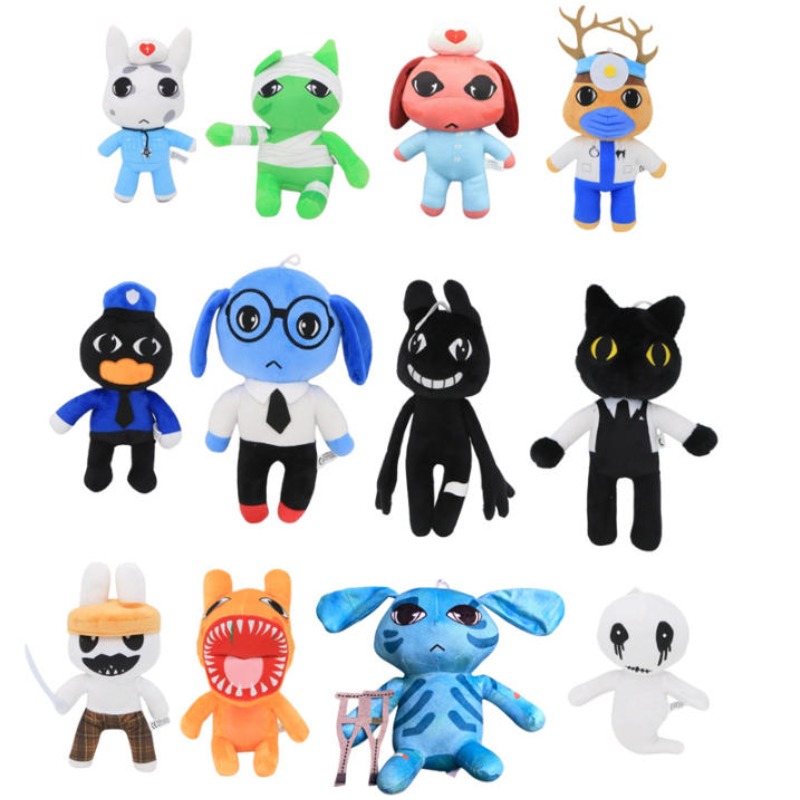 Home Decor Collection - 호러 게임 동물병원 봉제 인형, 부드럽고