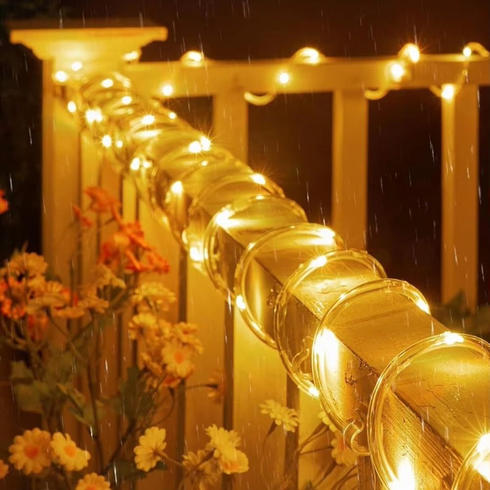 Rope Light Decoration - 웨딩 파티 방수 태양열 스트링 조명
