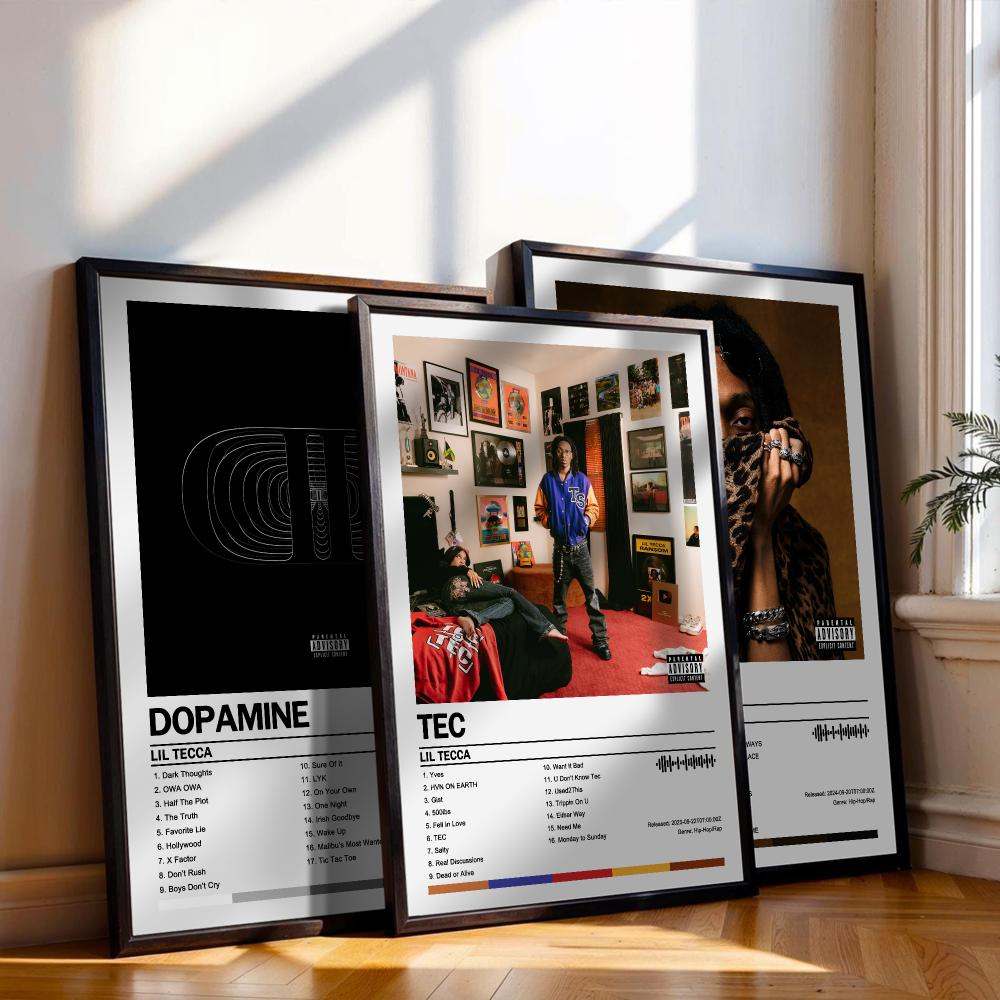 Home Decor Dopamine - 릴 테카 도파민 포스터, 떼어낼 수