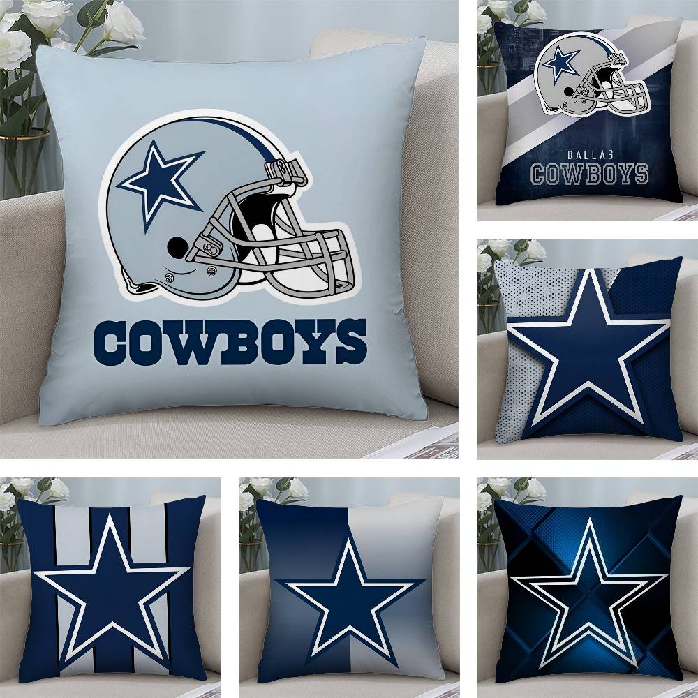 Home Decor Dallas - 럭비 D-DallaS C-CowboyS 베개 케이스 플러시