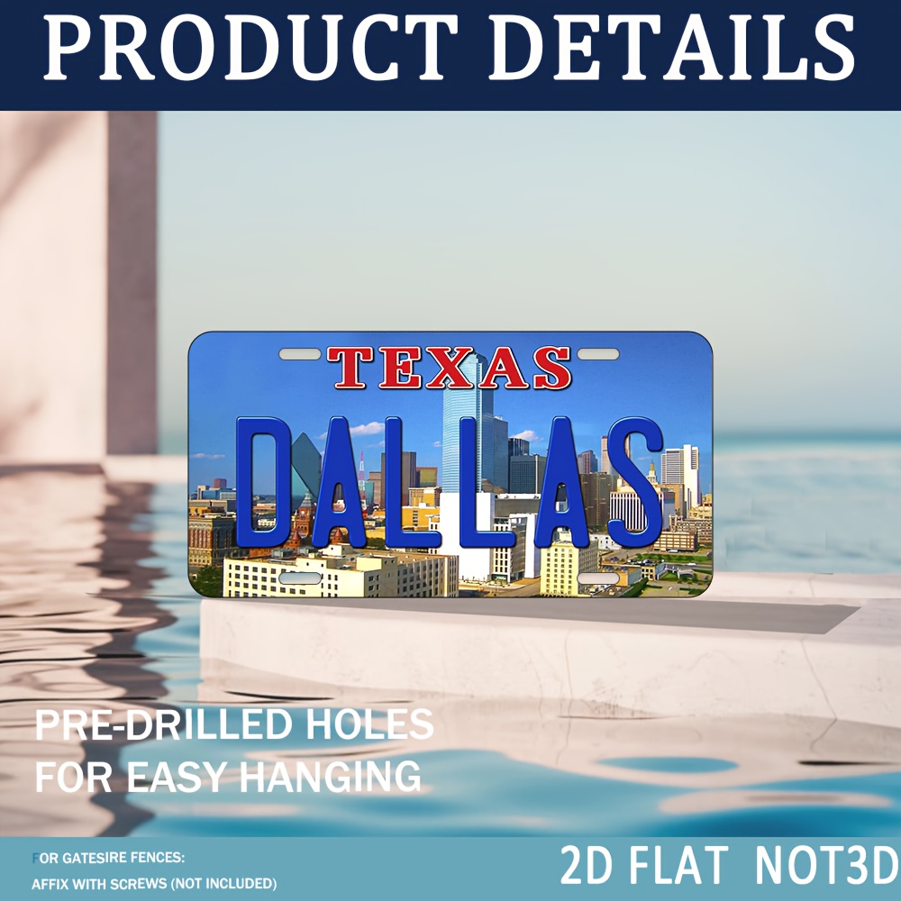 Home Decor Dallas - 2D 평면형, 1개 빈티지 텍사스 달라스
