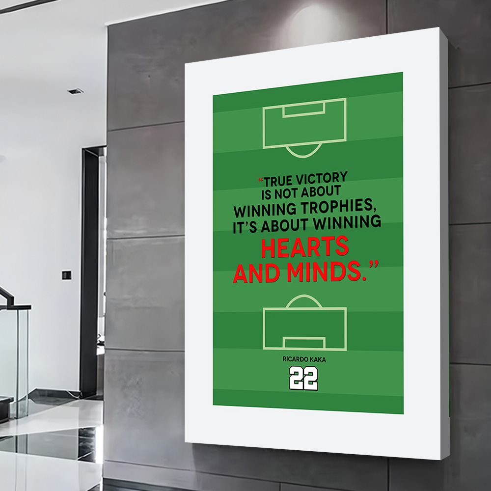 리카르도 카카의 축구장 인쇄 포스터, 맞춤형 사진 벽  - Home Decor Quotes On Wall 리뷰 및 가격