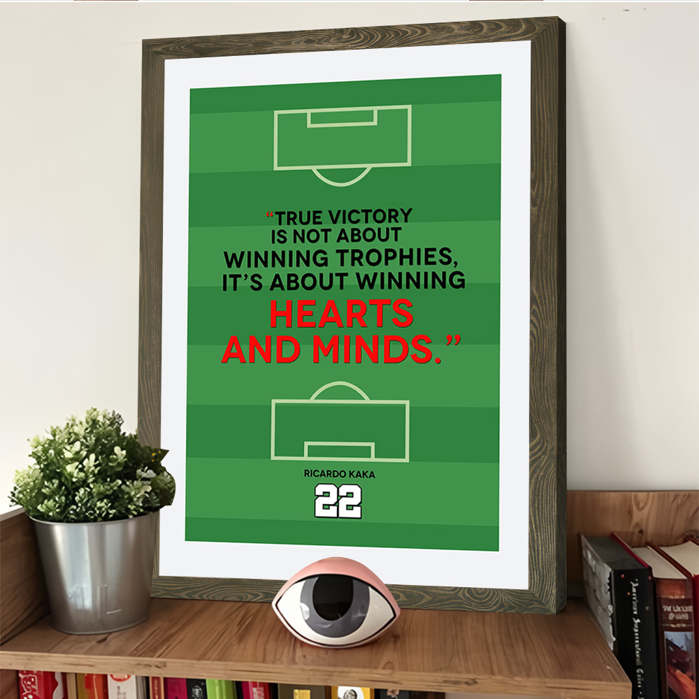 리카르도 카카의 축구장 인쇄 포스터, 맞춤형 사진 벽  - Home Decor Quotes On Wall 리뷰 및 가격
