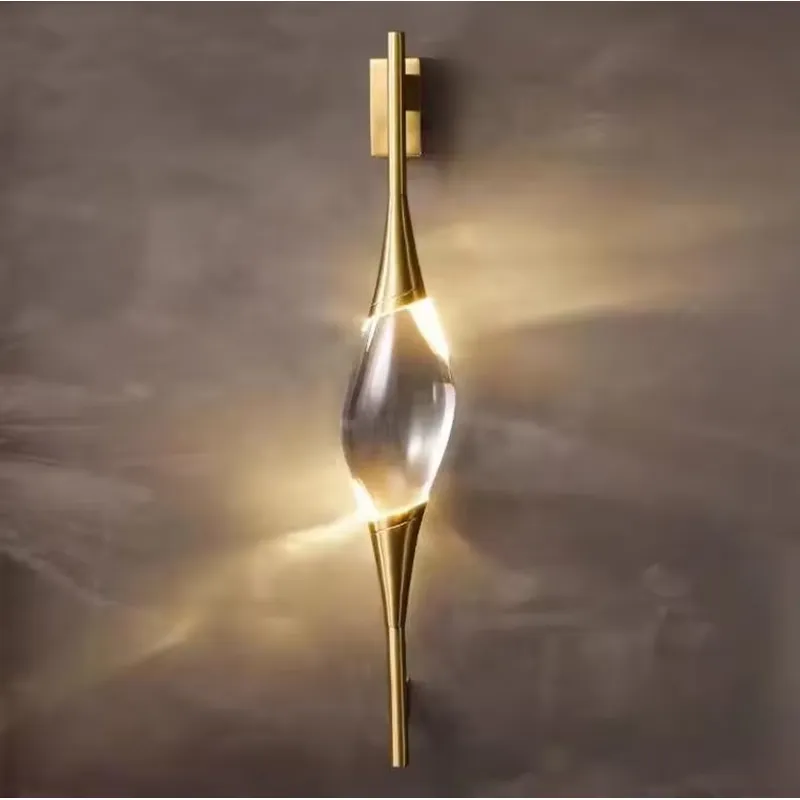 새로운 디자인의 모던한 전체 구리 골드 크리스탈 LED - Home Decor Gold 리뷰 및 가격