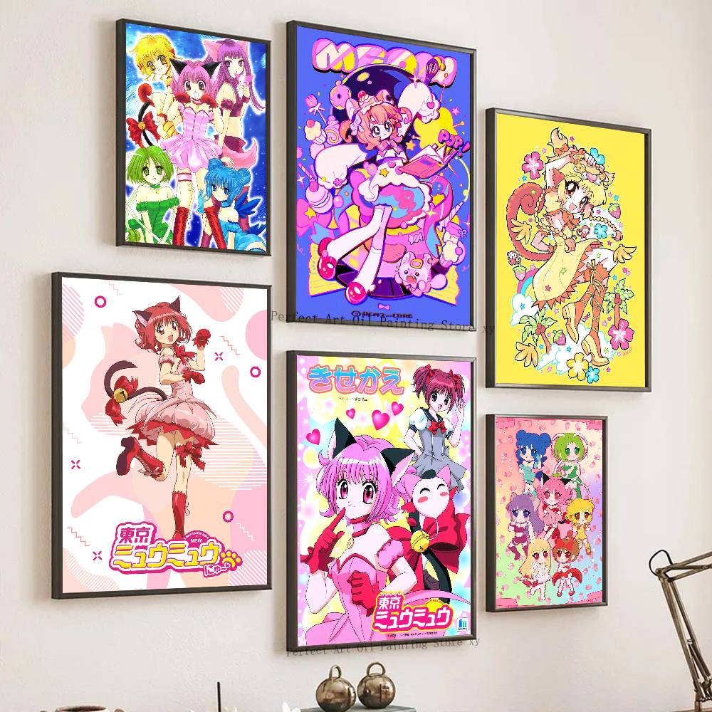 애니메이션 도쿄 뮤뮤 포스터 거실 바 카페 고급 캔버스 - Home Decor Tokyo 리뷰 및 가격