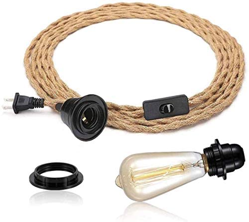 6.8M 빈티지 대마 로프 LED 펜던트 조명 레트로  - Rope Light Decoration 리뷰 및 가격