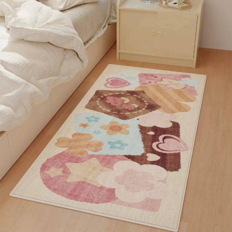 VIKAMA 도파민 러그 소녀 침실용 부드러운 미끄럼  - Home Decor Dopamine 리뷰 및 가격