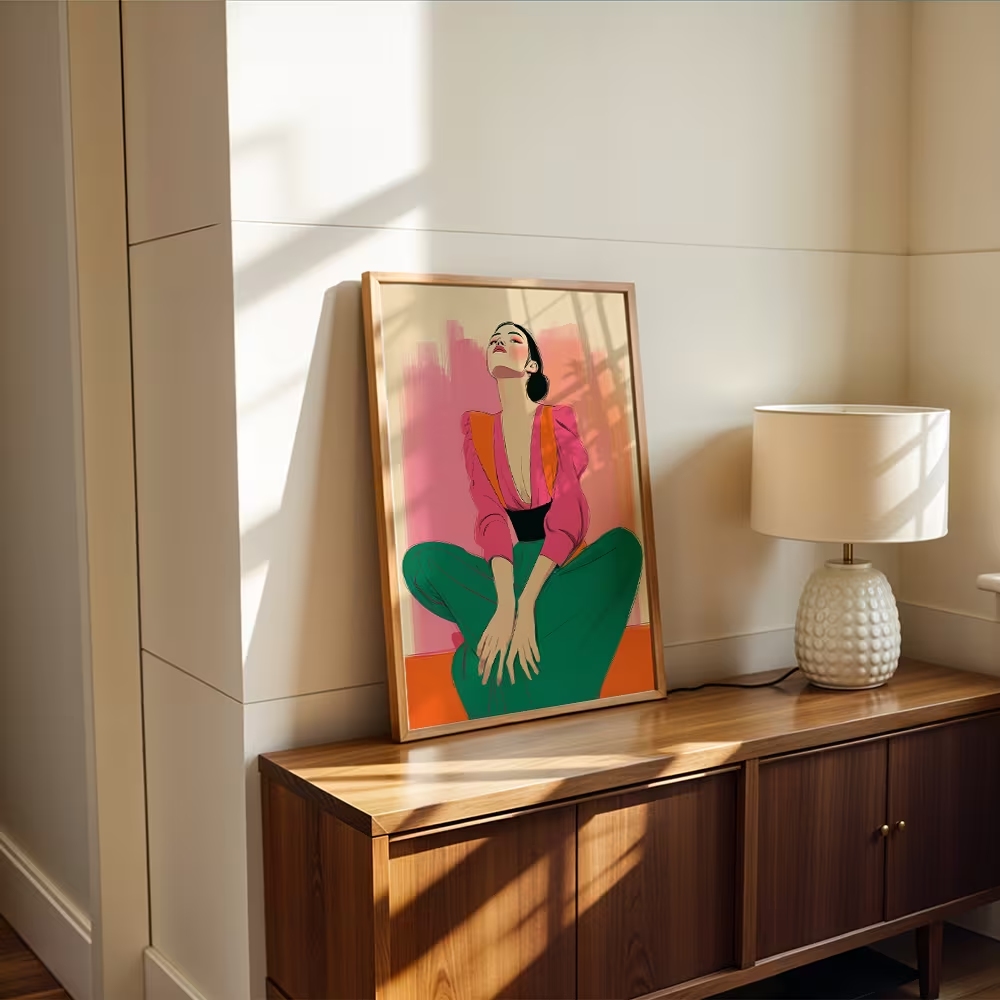 현대, 복고풍 다원주의 페미니즘 벽 예술 인쇄 캔버스  - Home Decor Reviews 리뷰 및 가격