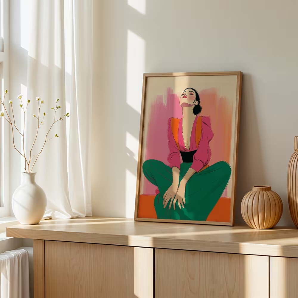 현대, 복고풍 다원주의 페미니즘 벽 예술 인쇄 캔버스  - Home Decor Reviews 리뷰 및 가격
