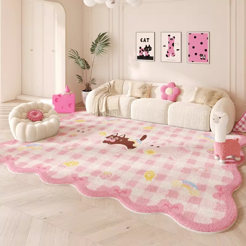 거실용 카펫 부드럽고 푹신한 바닥 매트 핑크 도파민 러 - Home Decor Dopamine 리뷰 및 가격