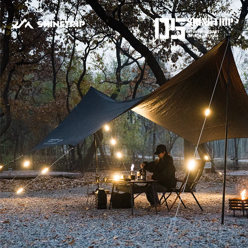 ShineTrip 10pcs 바람 로프 빛 전술 바람  - Rope Light Decoration 리뷰 및 가격