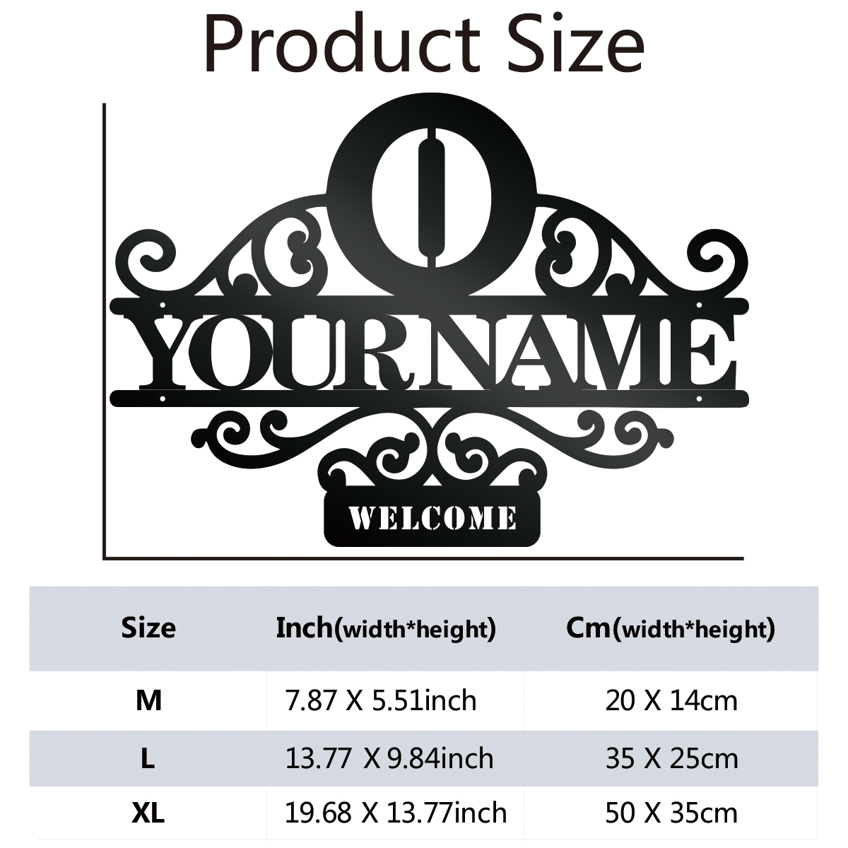 1 pc 멋진 편지 사용자 정의 이름 금속 벽 표지판  - Home Decor Reviews 리뷰 및 가격