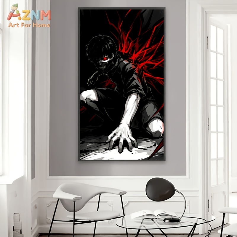 AZNM Tokyo Ghoul Kaneki Ken 블랙 - Home Decor Tokyo 리뷰 및 가격