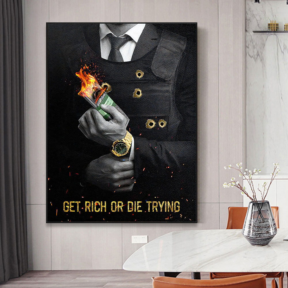 캔버스 벽에 인쇄 포스터, 낙서 팝 아트, 사무실 홈  - Home Decor Quotes On Wall 리뷰 및 가격
