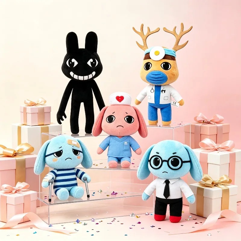 호러 게임 동물병원 봉제 인형, 부드럽고 포근한 만화  - Home Decor Collection 리뷰 및 가격