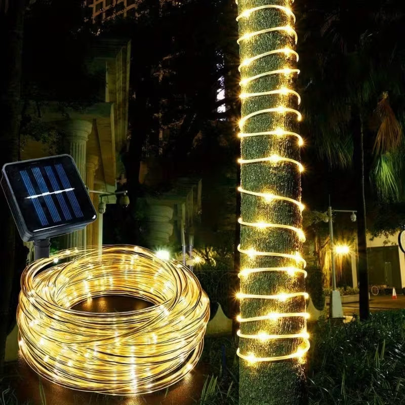 방수 태양광 로프 스트링 조명 50/100/200/30 - Rope Light Decoration 리뷰 및 가격