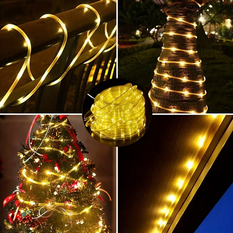 방수 태양광 로프 스트링 조명 50/100/200/30 - Rope Light Decoration 리뷰 및 가격