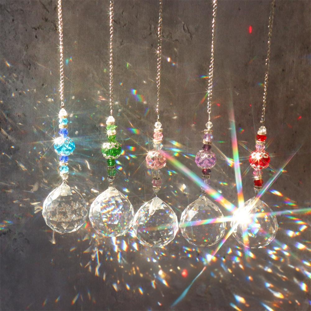 크리스탈 Suncatcher 창에 매달려 크리스탈 공  - Crystal Sun Catcher 리뷰 및 가격