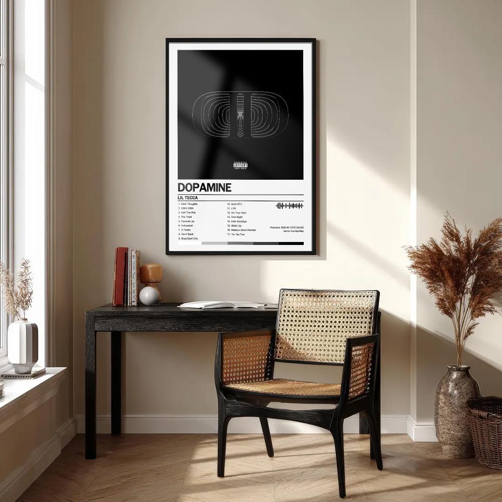 릴 테카 도파민 포스터, 떼어낼 수 있는 자가 접착 스 - Home Decor Dopamine 리뷰 및 가격