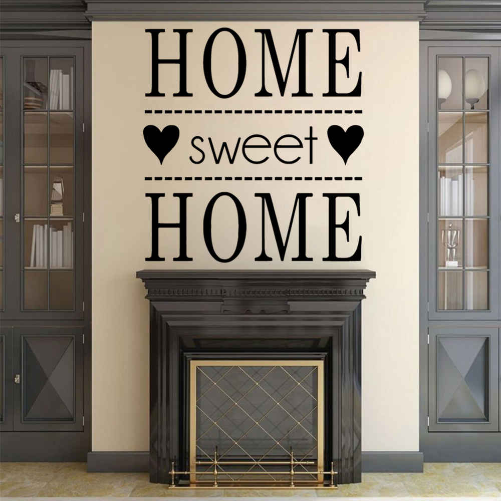 홈 스위트 홈 문구 벽 스티커, 거실 장식 벽지, 월  - Home Decor Quotes On Wall 리뷰 및 가격