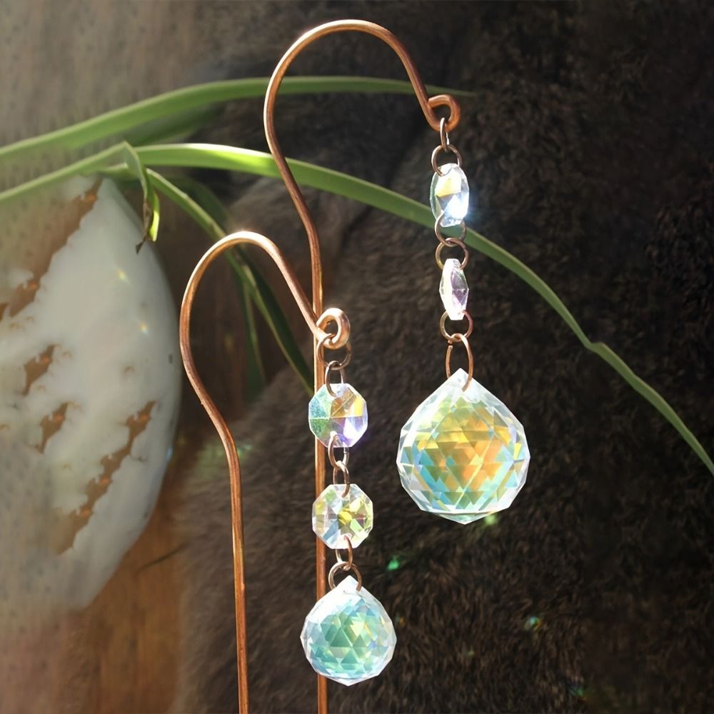 수제 크리스탈 선캐쳐 화분 장식용 장식 걸이형 드롭 비 - Crystal Sun Catcher 리뷰 및 가격